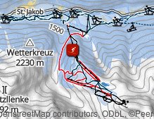 Mappa: Skizentrum St. Jakob tirol