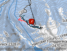 Mappa: Skigebiet Mayrhofen / Area sciistica Mayrhofen