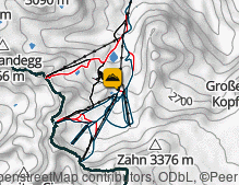 Mappa: Kaunertaler Gletscher / Ghiacciaio Kaunertal