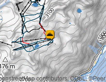 Mappa: Sölden Gletscher / Ghiacciai Sölden