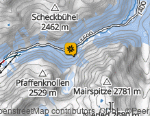 Mappa: Grawa Wasserfall / Cascata Grawa