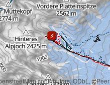Mappa: Skigebiet Imster Bergbahnen / area sciistica Imster Bergbahnen