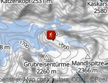 Mappa: Wanderung über den Goetheweg zur Pfeishütte