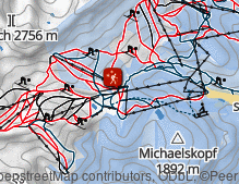 Mappa: Winterwanderung zur Hög Alm bei Serfaus