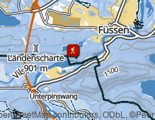 Mappa: Wanderung zu Schloss Neuschwanstein