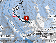 Mappa: Adlerbühne Ahorn / Palcoscenico delle aquile sull'Ahorn
