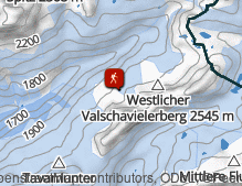 Mappa: Wanderung zu den Scheidseen