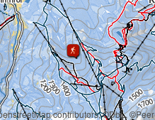 Mappa: Höhenwanderung am Hahnenkamm