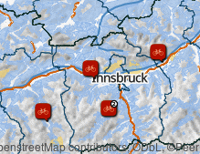 Mappa: Tour in mountain bike