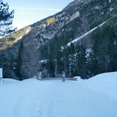 pinnistal weg winter rodelbahn