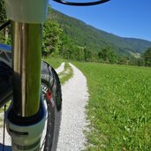 wipptal radweg bei steinach richtung innsbruck