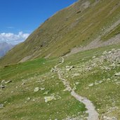 landschaft im oberen ganderbild tal weg