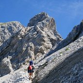 goetheweg aufstieg zur mandlscharte