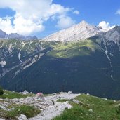 weg zum lafatscherjoch