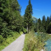 lechtal radweg bei holzgau