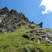 felsen am weg unterhalb halslspitze fr