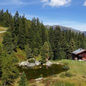 huette und teich bei pilzbar gschoessberg