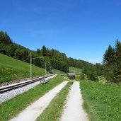 stubaital bahn trasse bei telfer wiesen