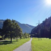 radweg via claudia augusta bei bichlbach wengle