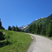 forstweg moostal route und mtb oberhalb von st anton