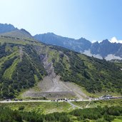 blick auf hahntennjoch und richtung nordwest fr