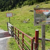 hinweistafel scheibenalm