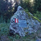 aufstieg weg nr unterhalb wasserfall