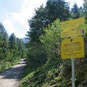 abzweigung klamm alm navistal