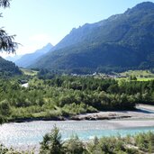 zusammenfluss lech und hornbach bei vorderhornbach