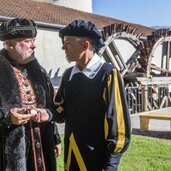 Historischer Wasserantrieb bei Muenze Hall