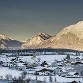 Ortsansicht Tulfes im Winter