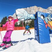 Skifahren Familie kl