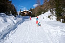 Rodeln Tilliachalmweg Ausservillgraten