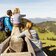 atemberaubende aussicht mit der familie im kaisergebirge