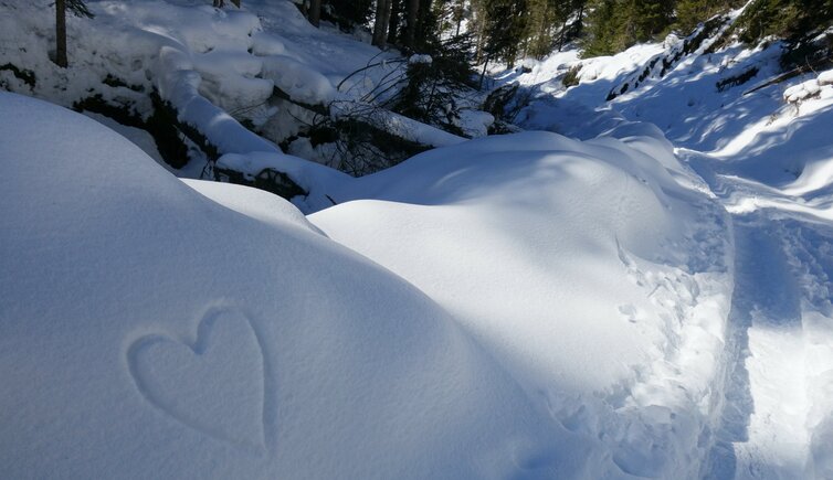 herz im schnee