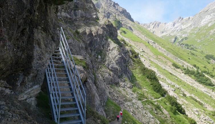 drischlsteig gesichterte stelle und treppen