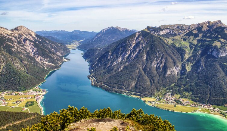 Ausblick auf den Achensee View of Lake Achensee