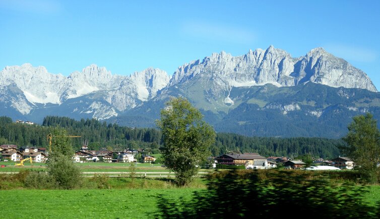 oberndorf in tirol dahinter wilder kaiser